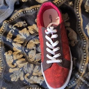 Ed hardy mens 12 shoes sick art on entire shoe